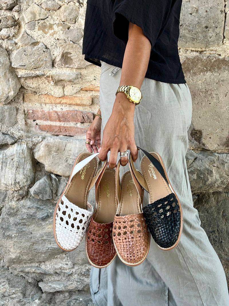 Woven Leather Huaraches