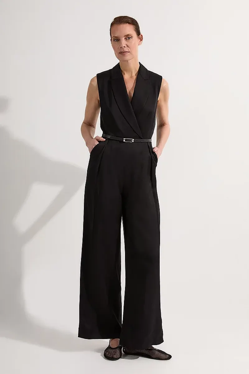 Viscose Jumpsuit Pants