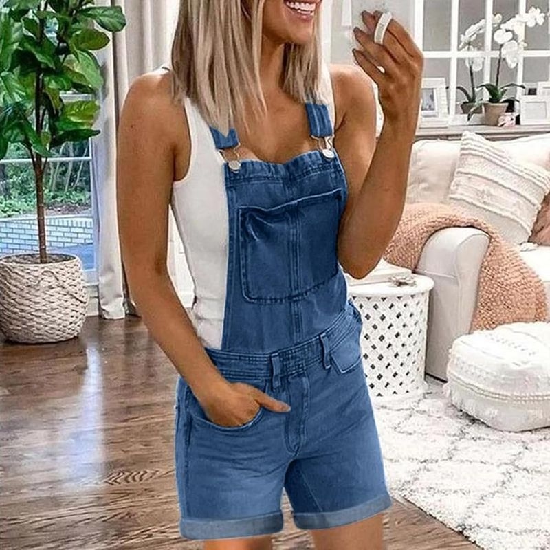 Denim Romper
