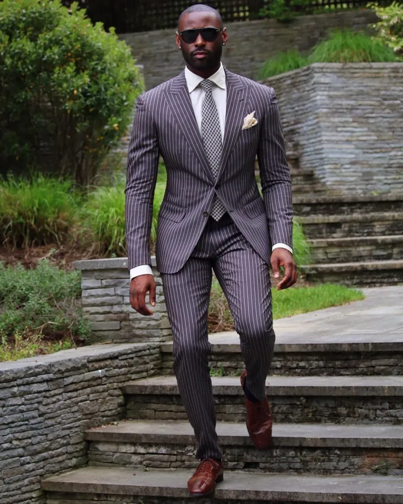 Pinstripe Suit