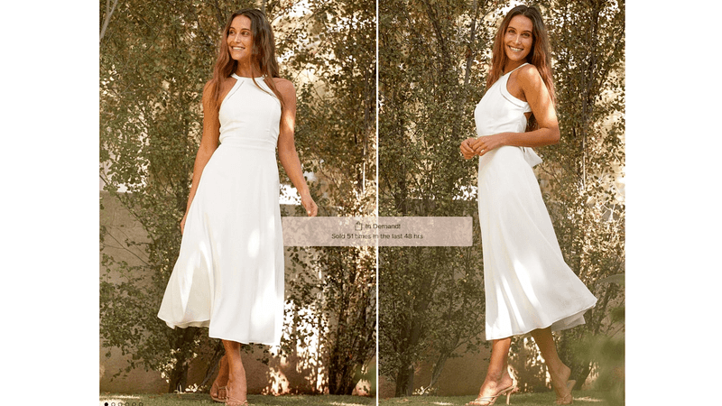 Halter Neck Dress