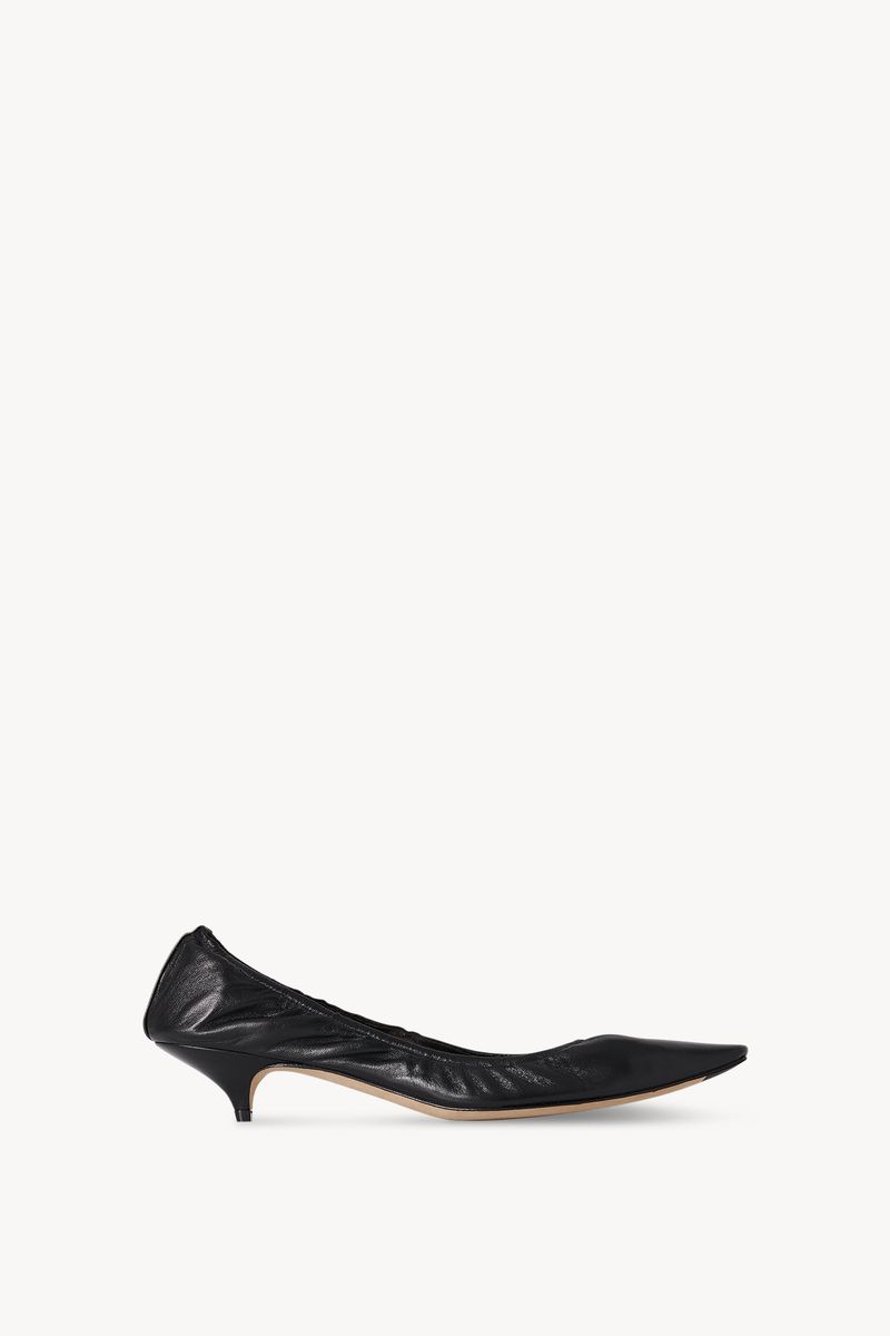 Architectural Heel Flats: Sculptural Standouts
