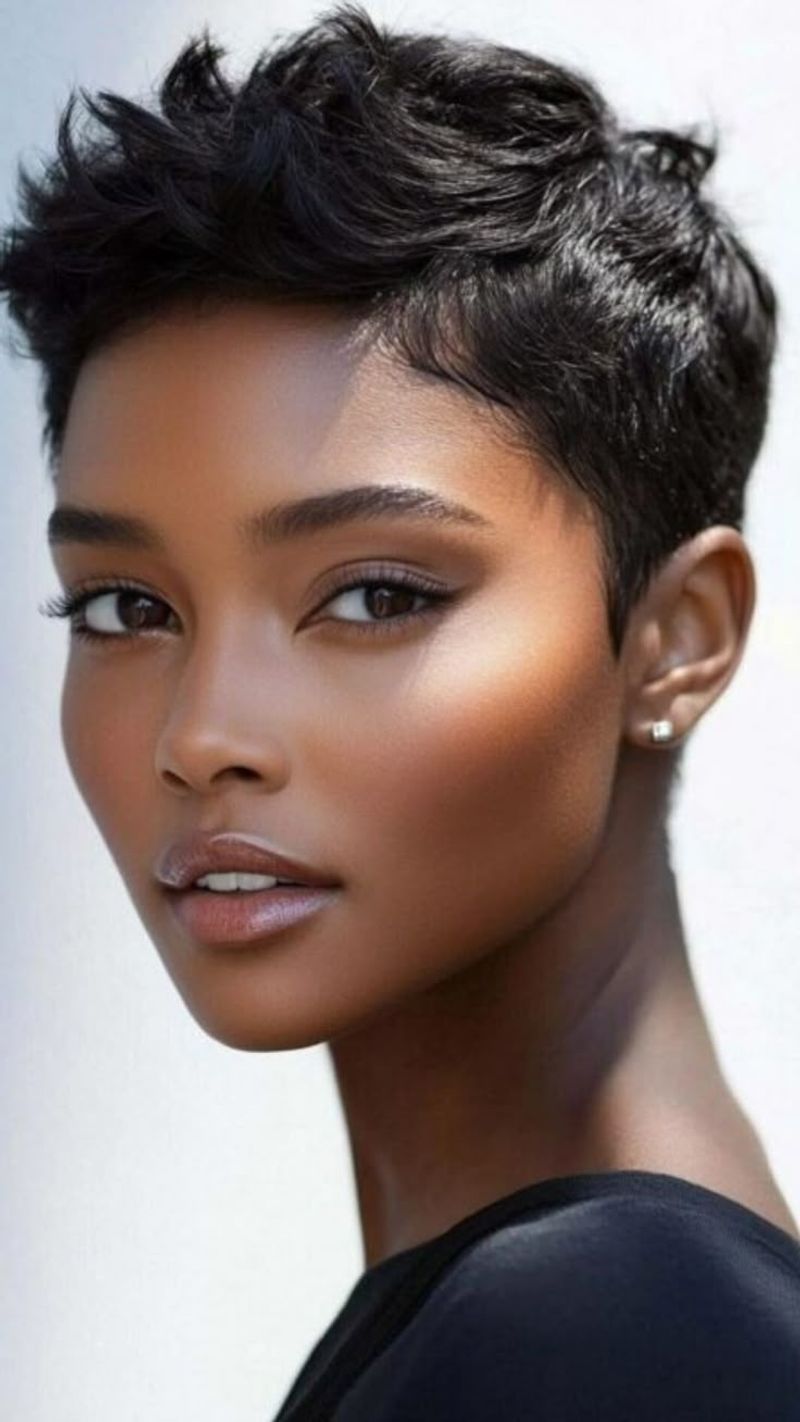 Empowering Alternative: Textured Pixie Cut