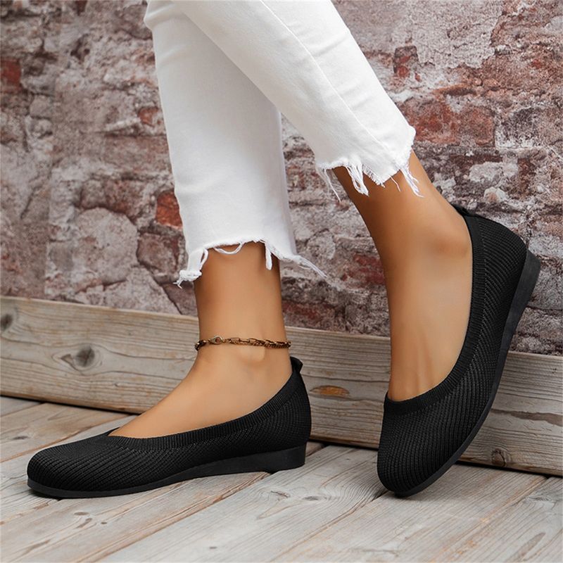 Elastic-Backed Ballet Flats
