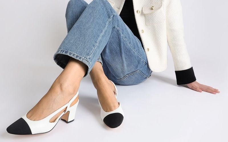 Two-Tone Slingbacks