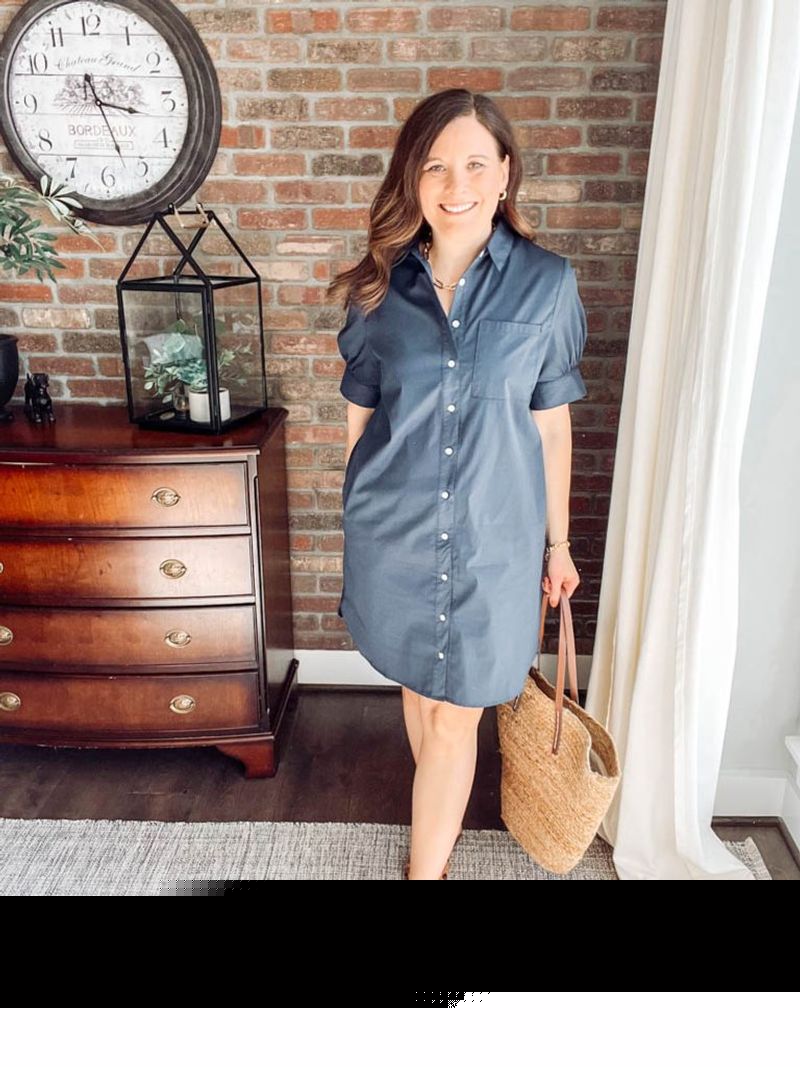 Relaxed Linen Shirt Dress