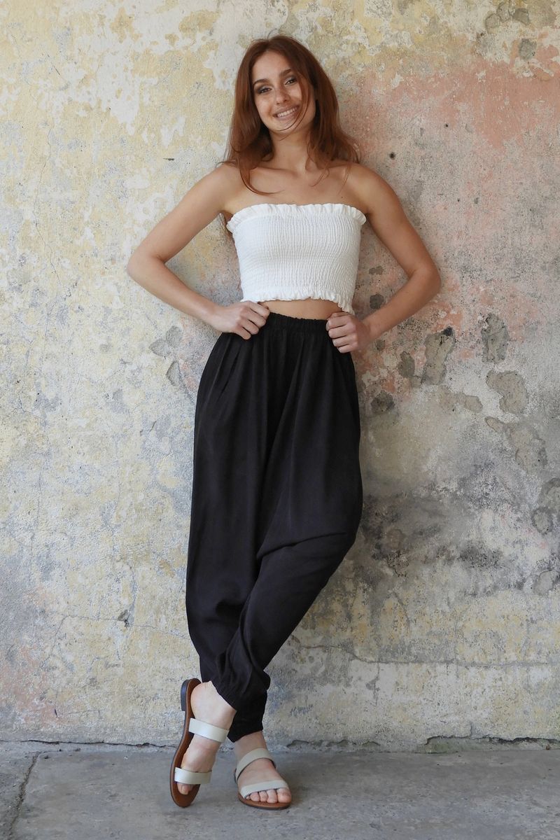 Cupro Slouchy Pants