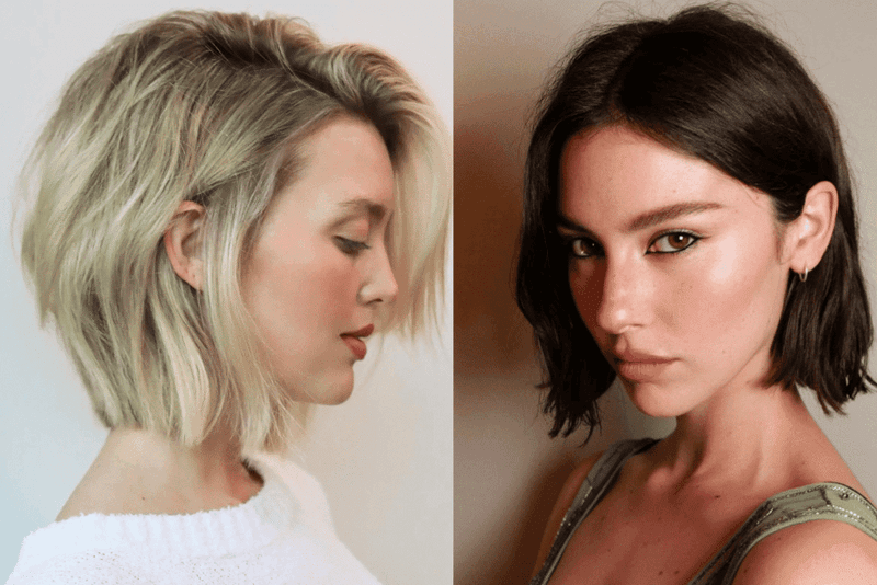 Textured Bob with Razored Ends