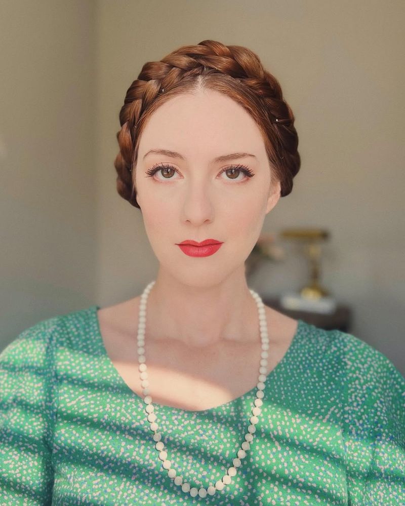 Trança Milkmaid