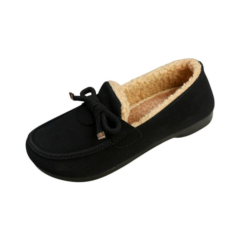 Furry-Lined Outdoor Flats: Fuzzy Failure