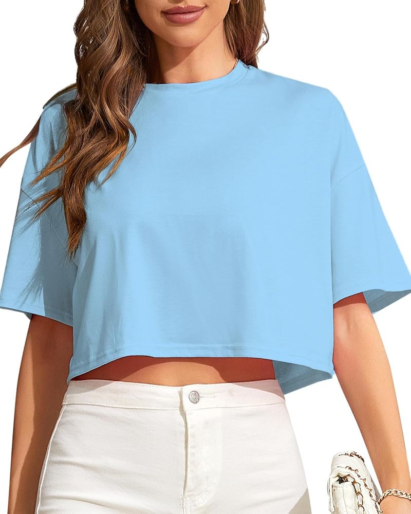 Boxy Crop Tops