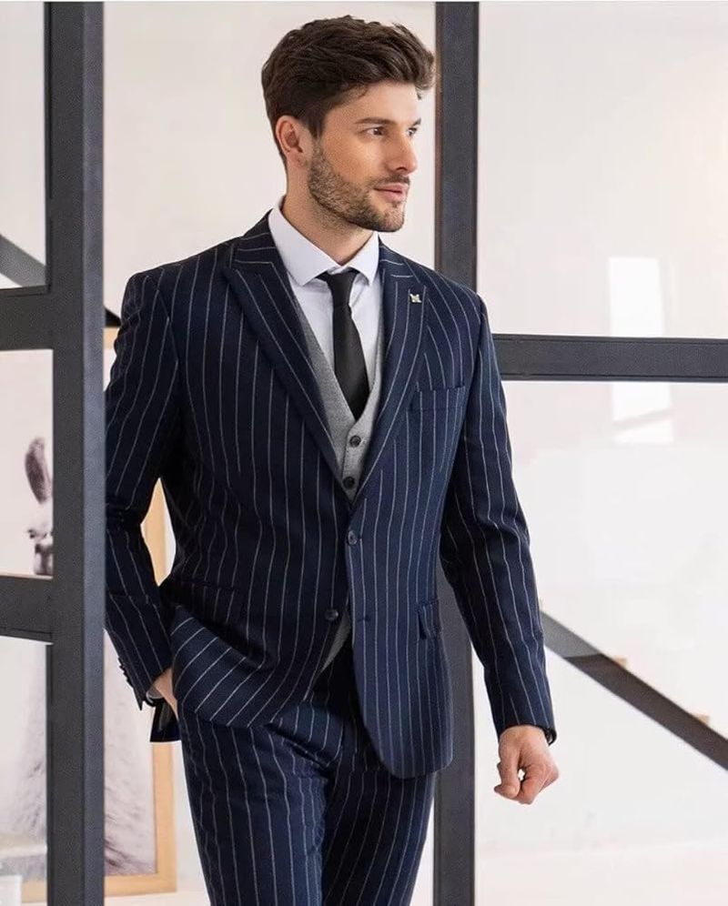 Pinstripe Suit