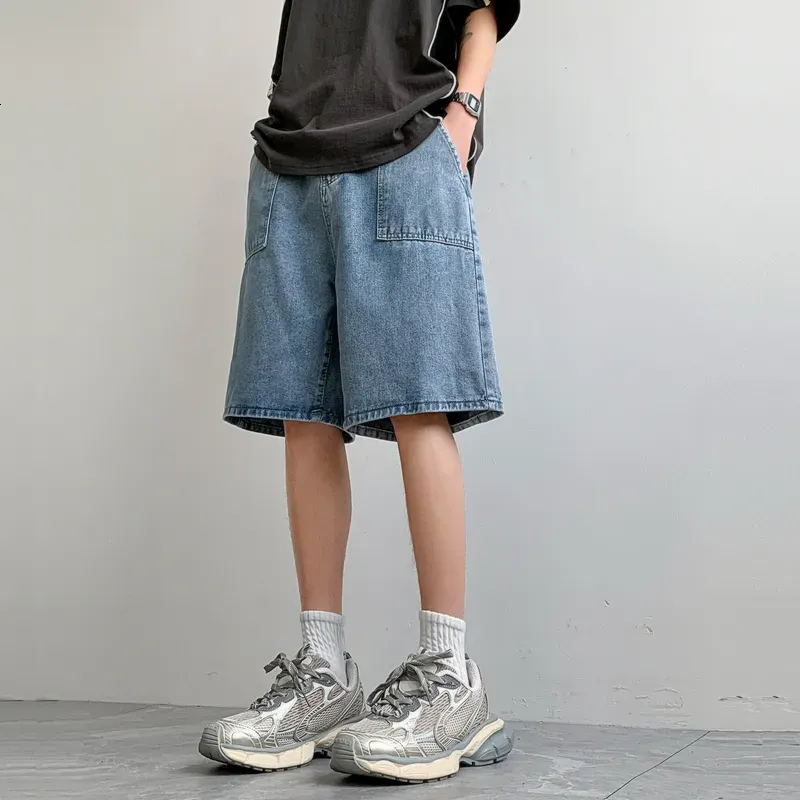 Relaxed Fit Denim Shorts
