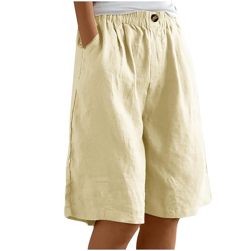 Relaxed Khaki Shorts