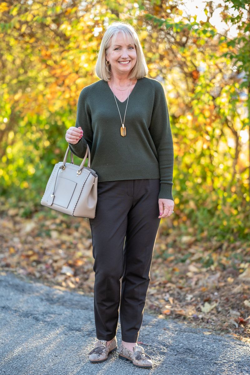 Stretch Ponte Pants and Tunic Combo