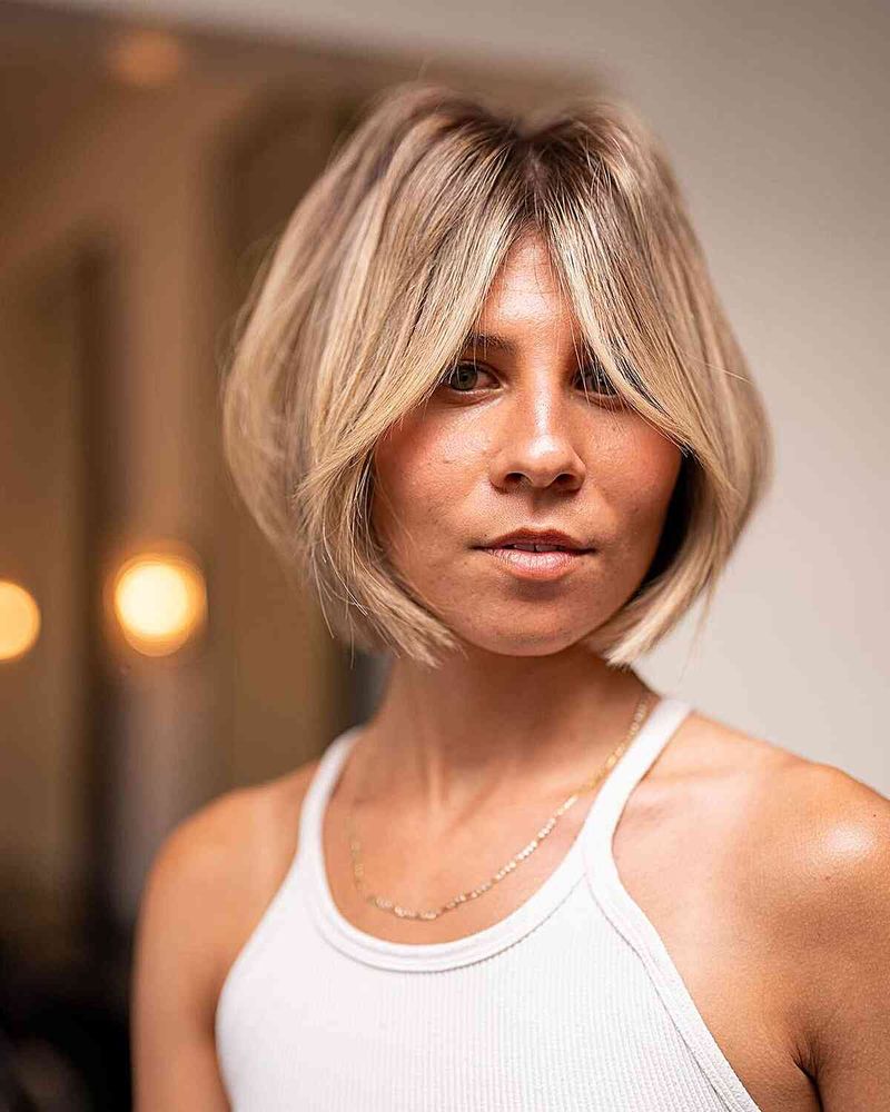 Graduated Bob with Face-Framing Layers