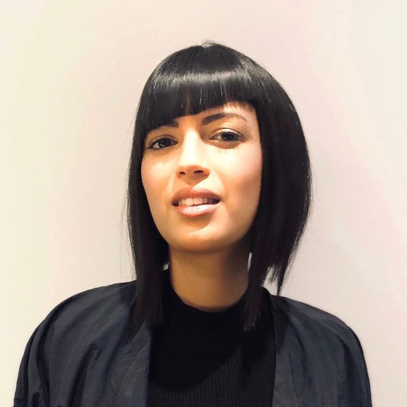 Micro Bangs with Asymmetrical Bob