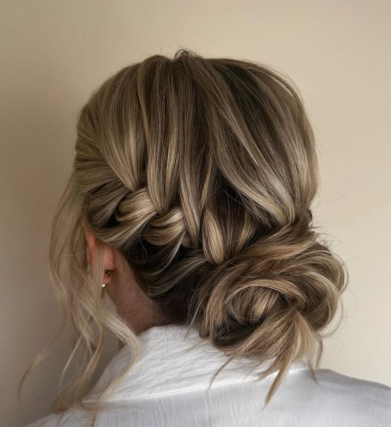 Coiffure torsadée