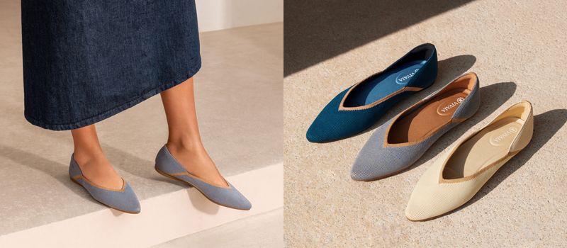 Vivaia Pointed Toe Flats
