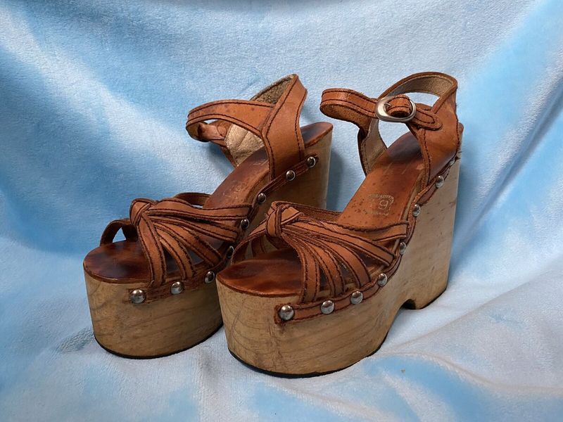 Wooden Platform Clogs