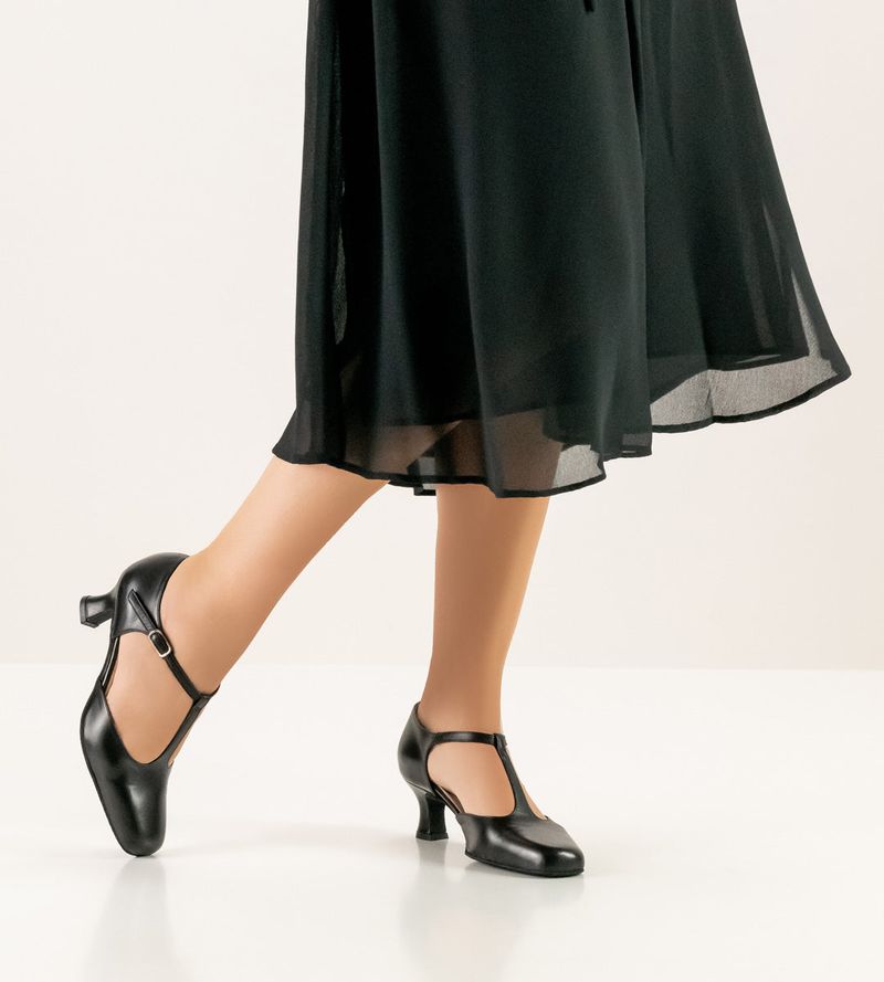 Adjustable T-Strap Heels
