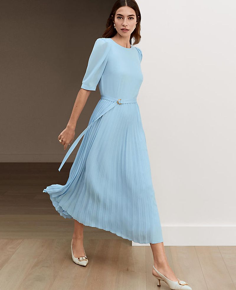 Graceful Pleated Elegance