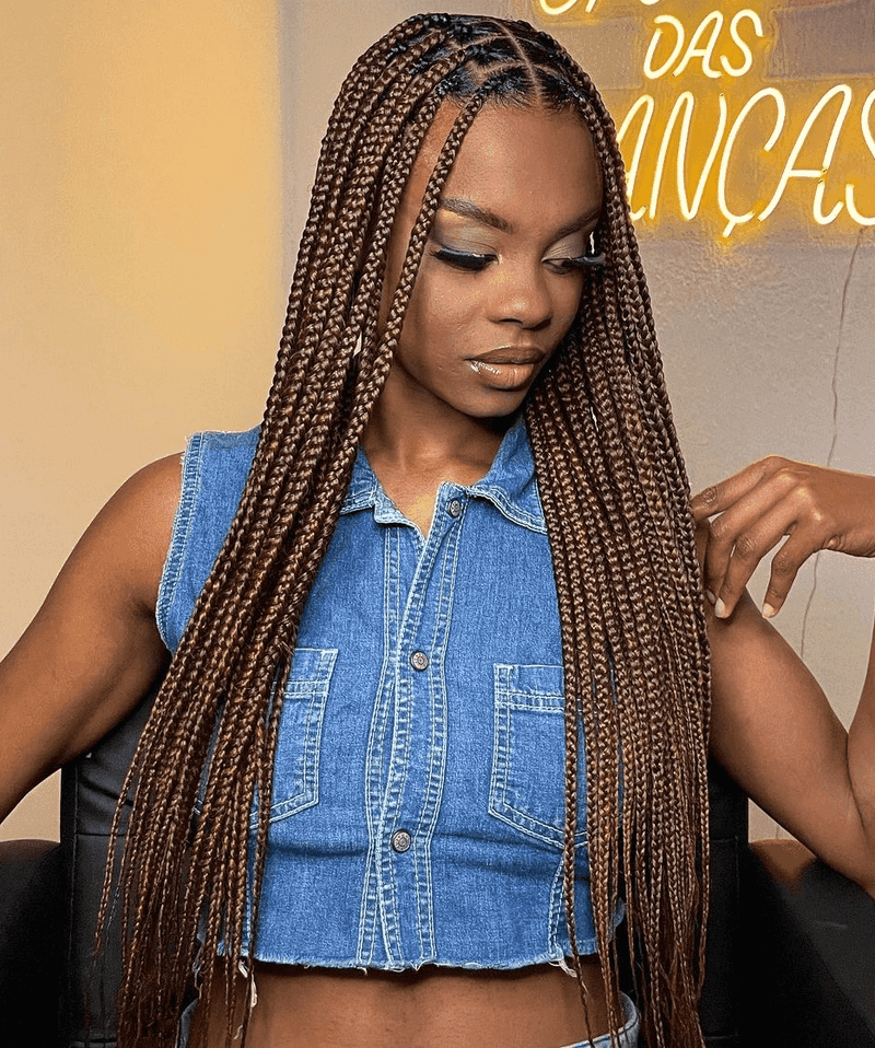 Colorful Box Braids