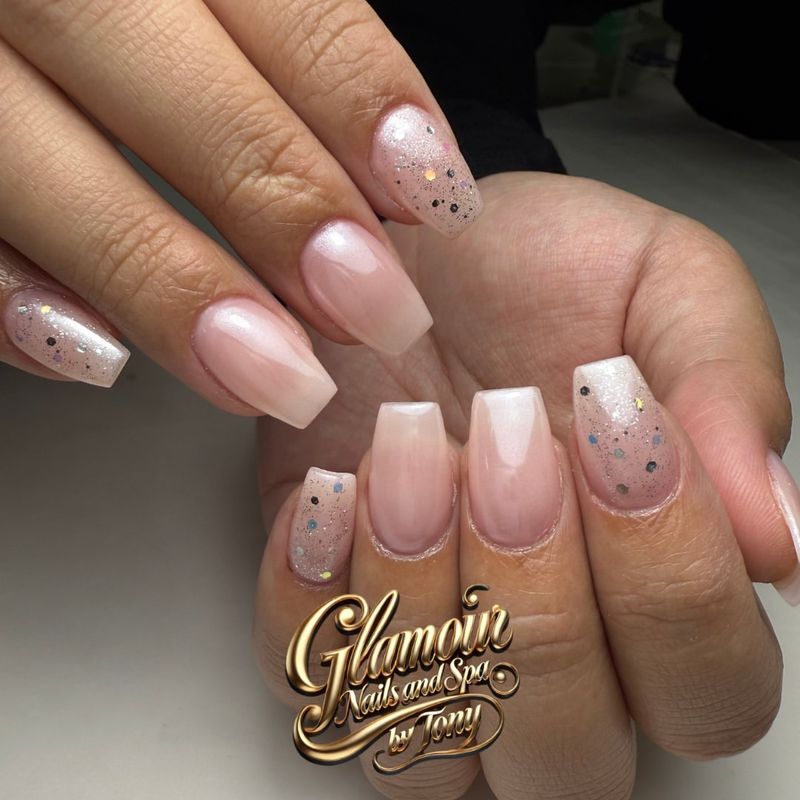 Glamurosos toques de purpurina