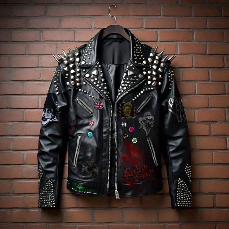 Edgy Leather Ensemble