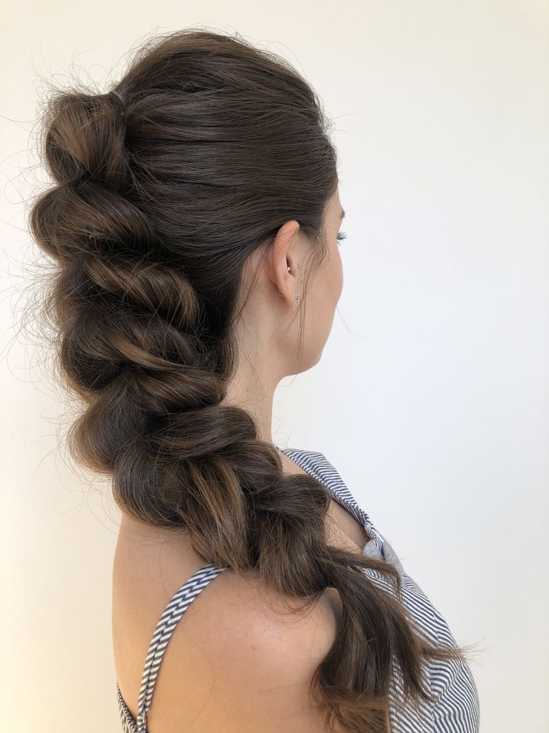 Trenza pasante