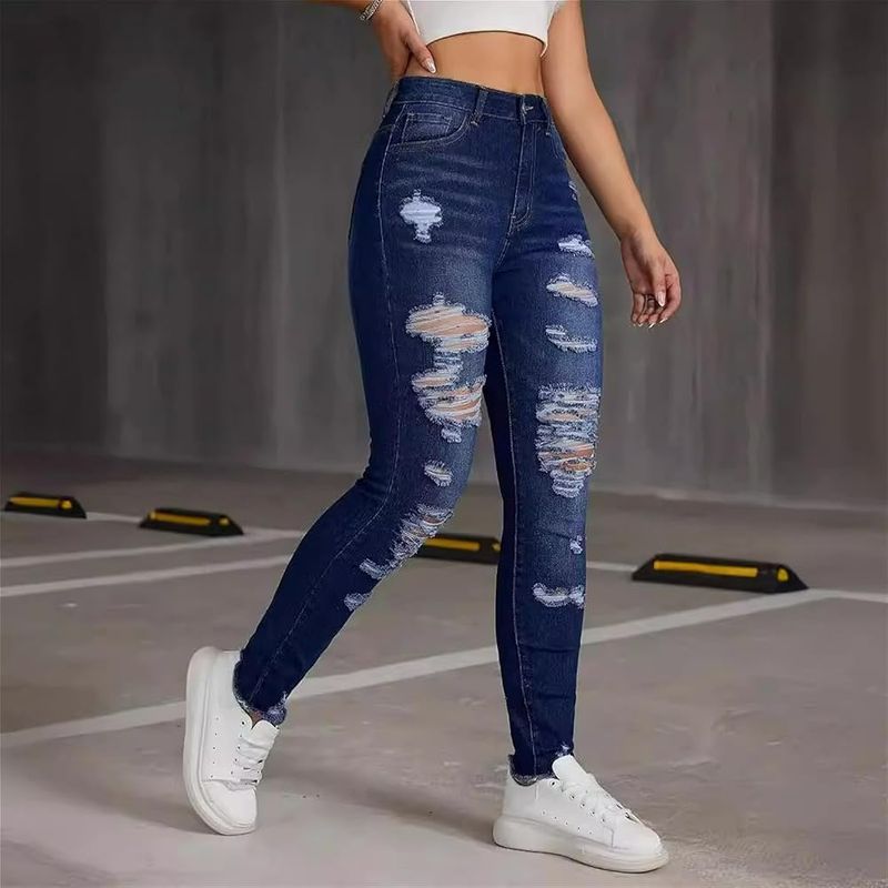 Ripped jeans scream casual Friday