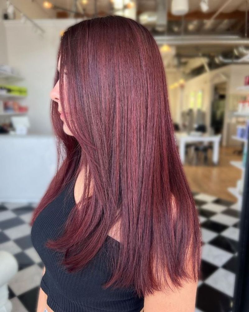 Cherry Cola Red That Fades to Pink