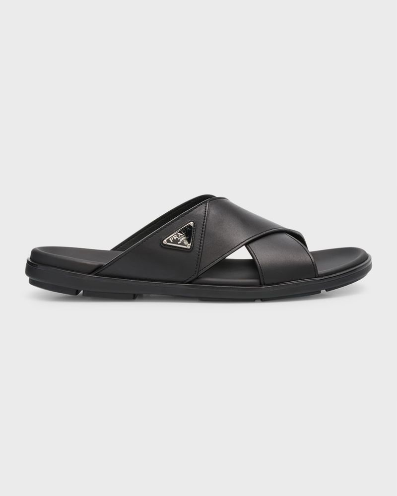Prada Leather Slide