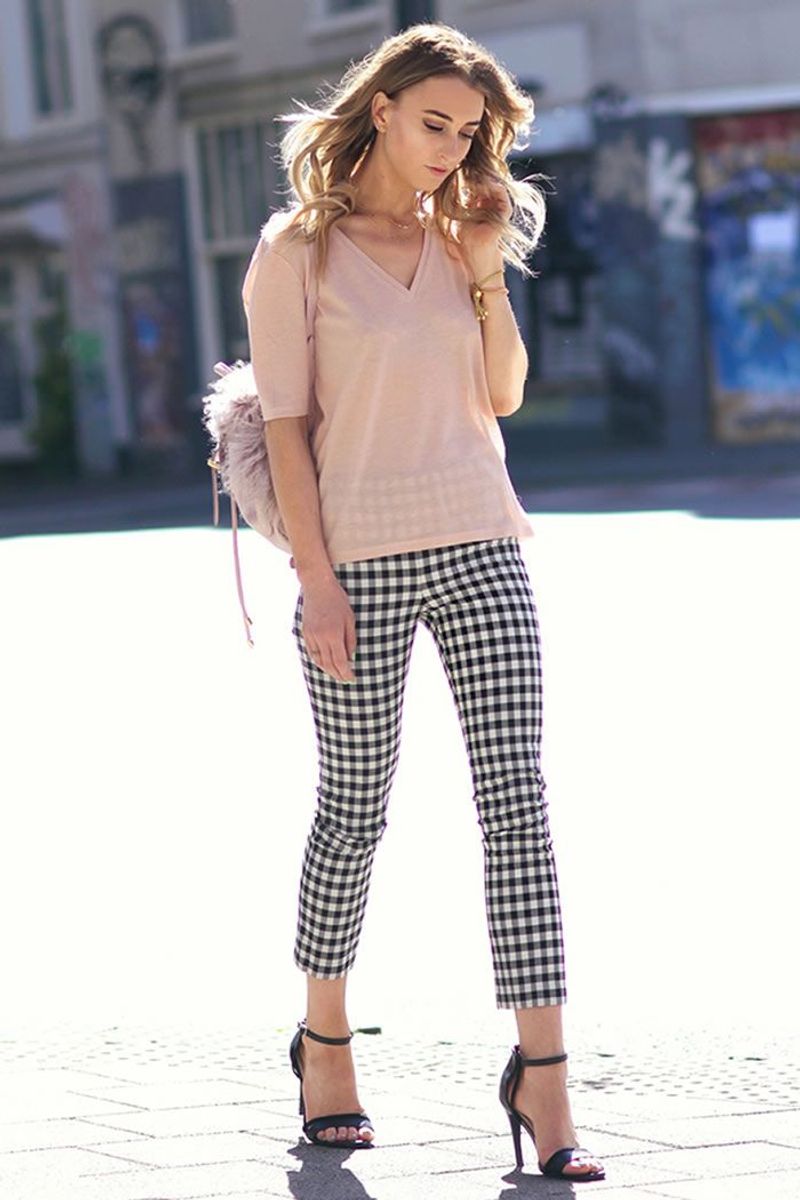 Gingham Check Pants