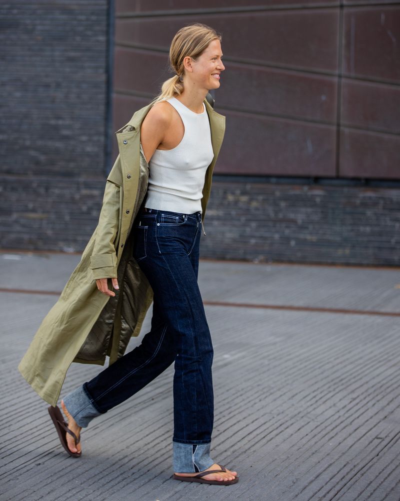 Cuffed Jeans