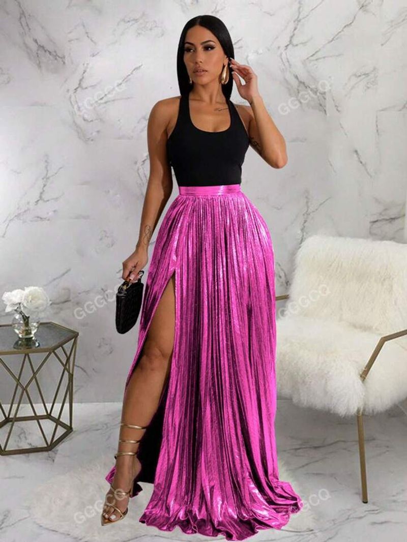 Metallic Pleats for Night Owls