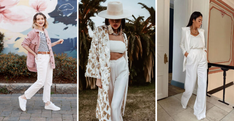 How To Combine White Pants: 17 Looks To Wear Them With Style This Spring-Summer