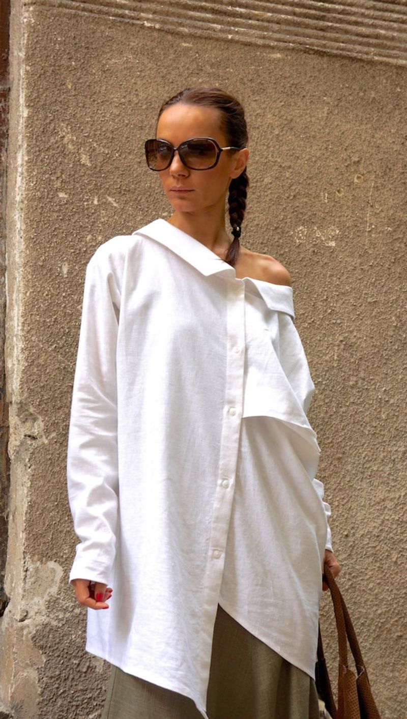 Oversized Linen Button-Down