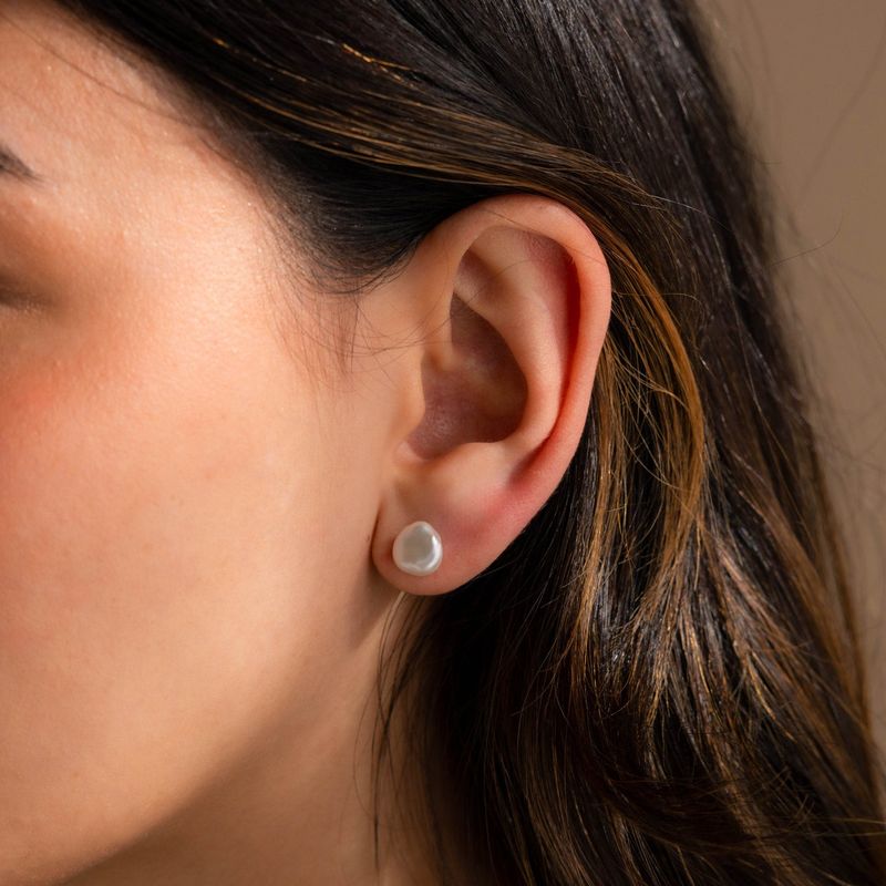 Pearl Stud Earrings