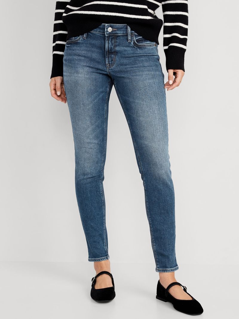Old Navy Mid-Rise Rockstar Super Skinny Jeans