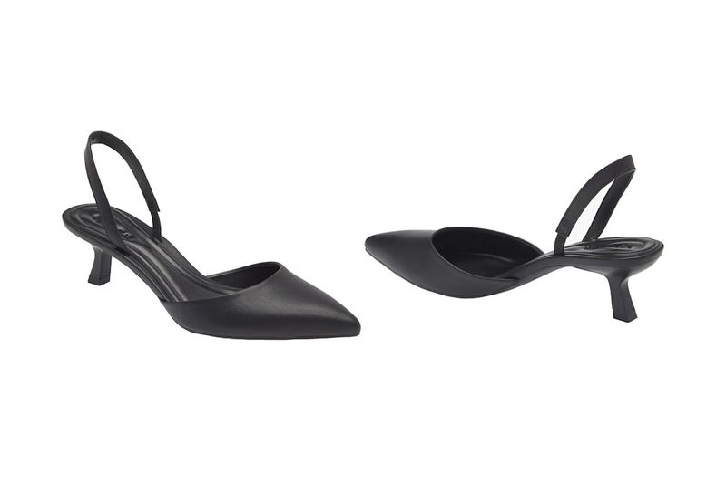 Extreme Slingback Kitten Heels