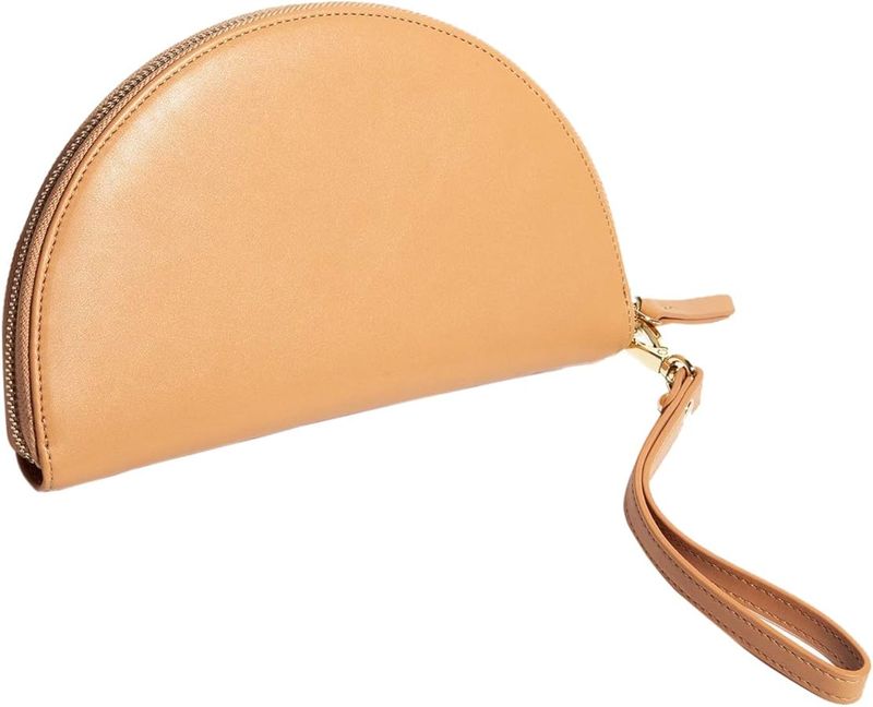 Minimalist Half-Moon Clutches