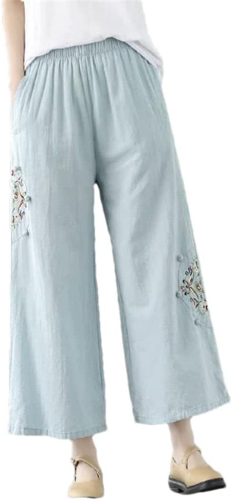Embroidered Pants