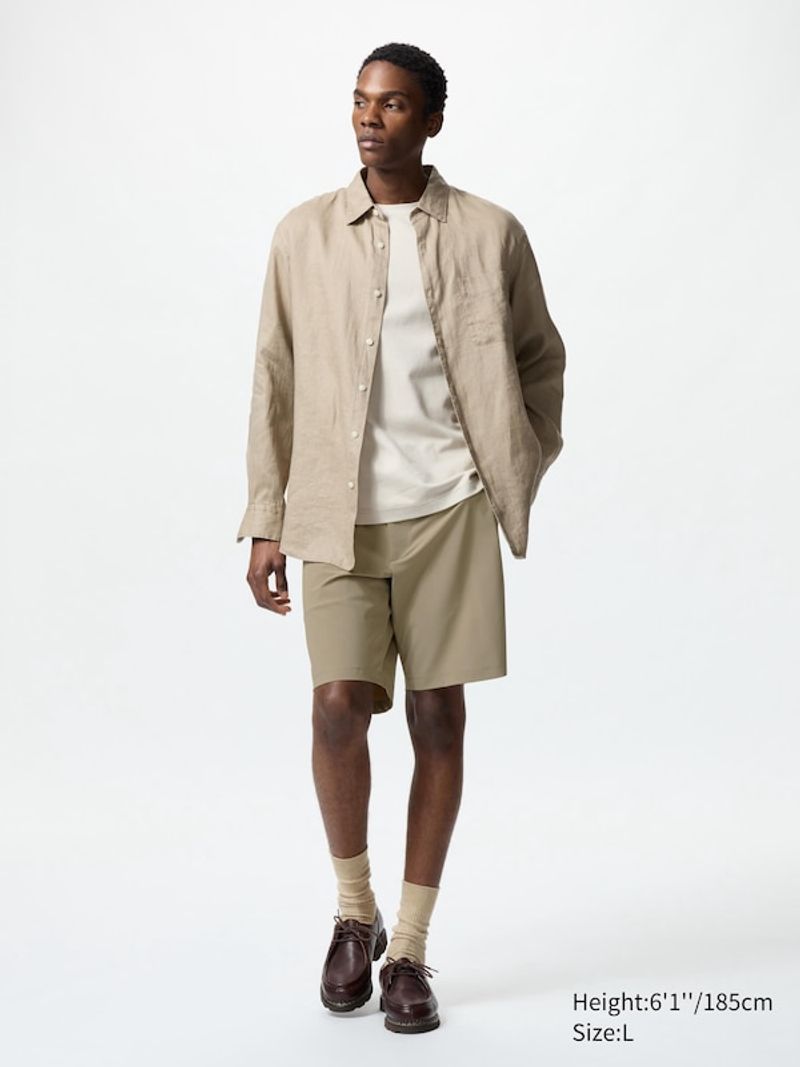 Chino Shorts with Long-Sleeve Henley