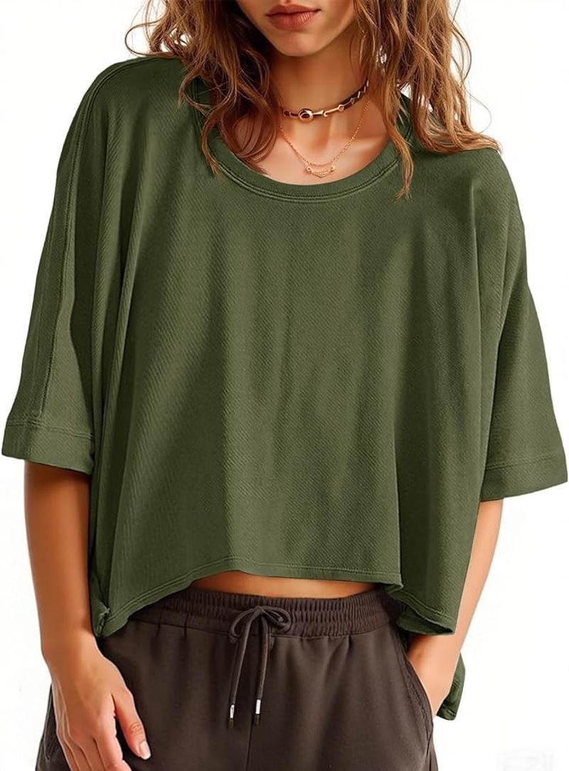 Boxy Cropped Tees