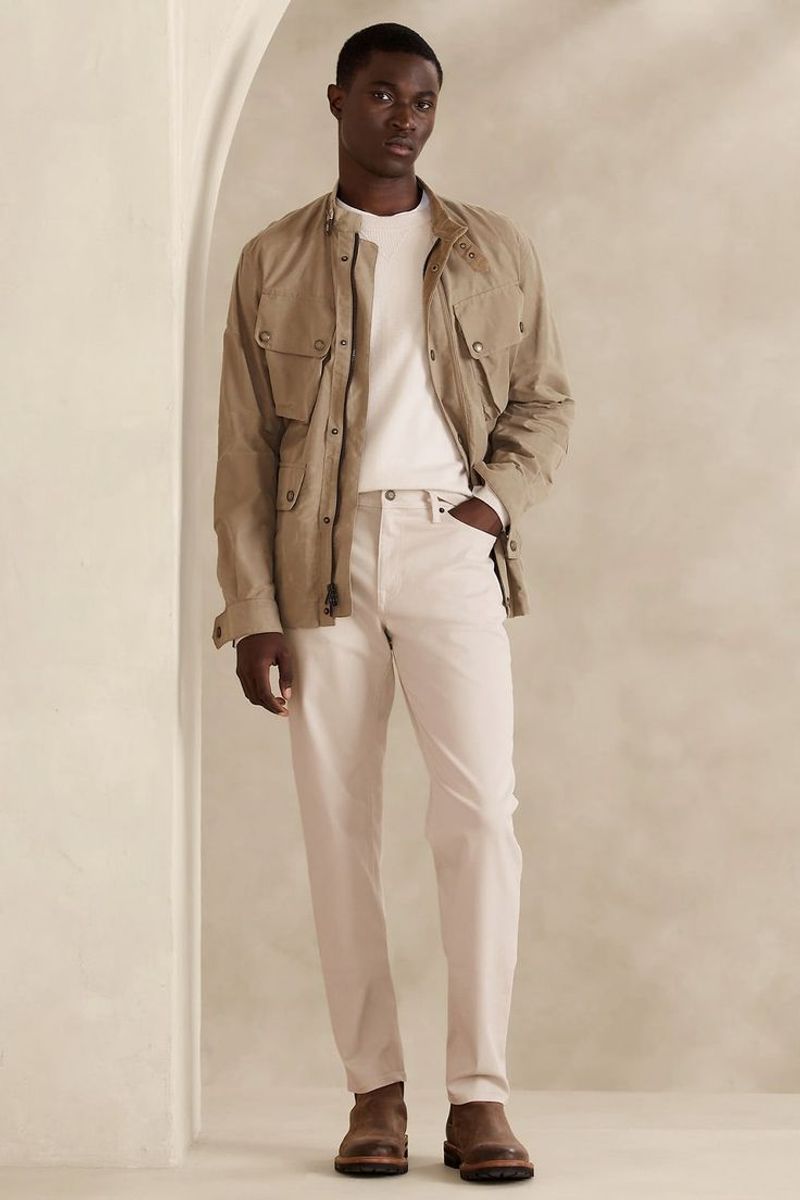 Chelsea Boots with Linen Pants