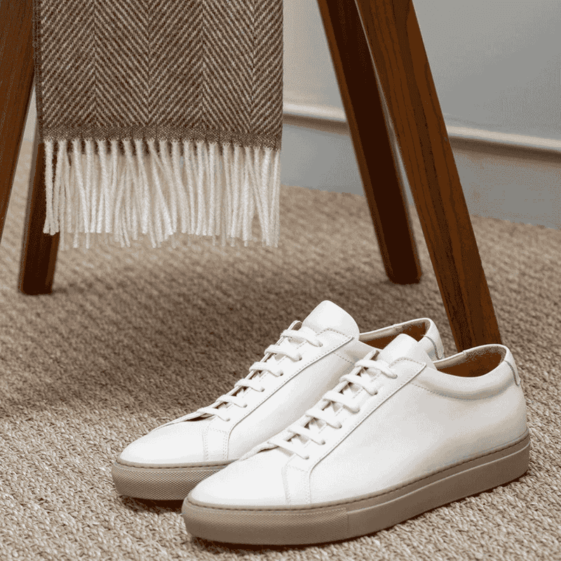 Minimalist Leather Lace-Ups