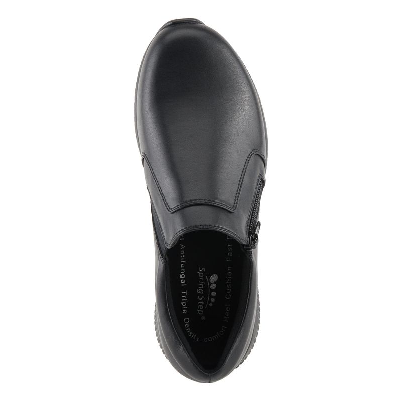 Leather Slip-On Sneakers