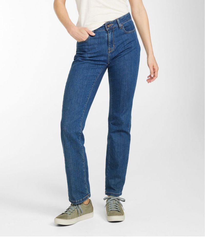 L.L.Bean True Shape Jeans, Classic Fit Straight-Leg