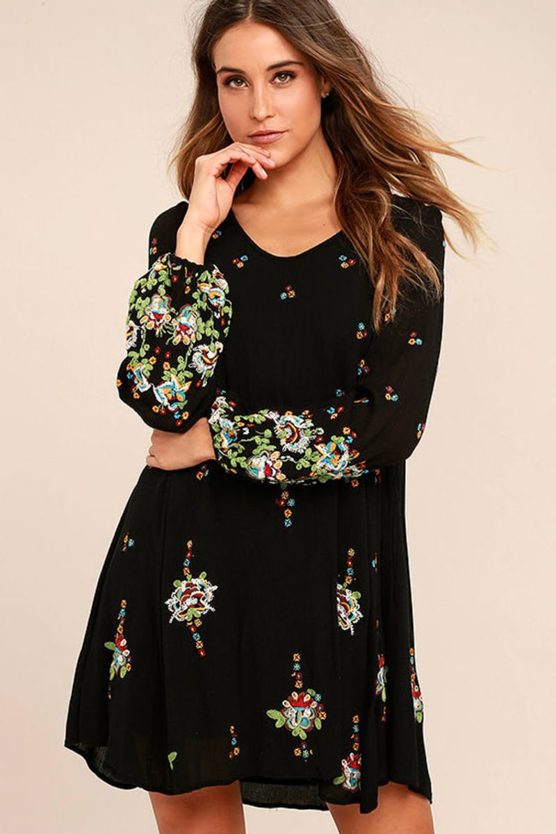 Embroidered Bohemian Beauty